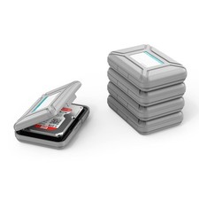 5 PCS 3.5 Inch Portable HDD Case External Hard Drive Box Storage Gray