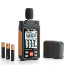 Decibel Meter, TS-501A Sound Level Meter with 2.25” Backlight LCD Screen, Por...
