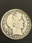 1902 O Liberty Head Barber Half Dollar G