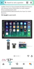 Leadfan 7inch Car Stereo Double Din Radio Touchscreen with Backup Camera Multime