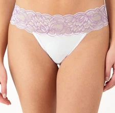 Maidenform Women’s Thong Luxury Lace Sexy MUST Have Panty Nylon DMESLT Size M 6