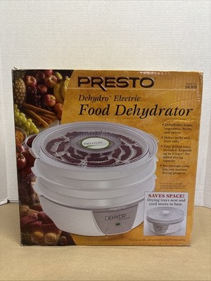 Presto Dehydro 06300 Electric Food Dehydrator - White BRAND NEW SEALED