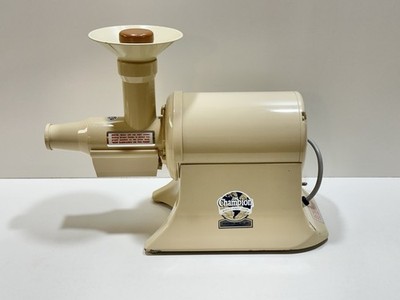Champion G5-NG-853S Almond Color Juicer Good Working Condition