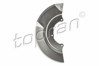 Topran 116 839 Spritzblech, Bremsscheibe Vorne Rechts FüR Vw