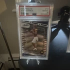 2024 Panini Absolute Football Jayden Daniels #102 Blue Rookie PSA 10 Commanders