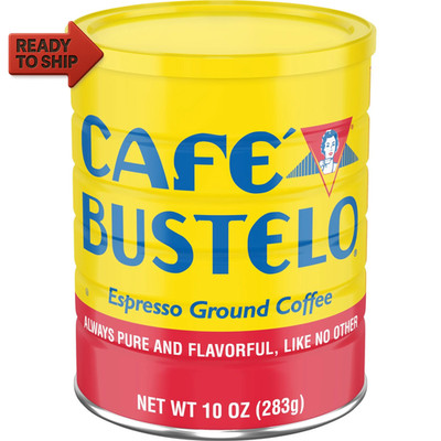 Cafe Bustelo, Espresso Style Dark Roast Ground Coffee, 10 Oz Can