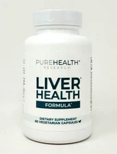 PUREHEALTH Research LIVER HEALTH Formula 60 Capsules EXP 4/2027