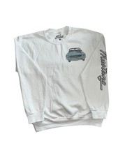 Ford Mustang Pullover Sweatshirt White Medium