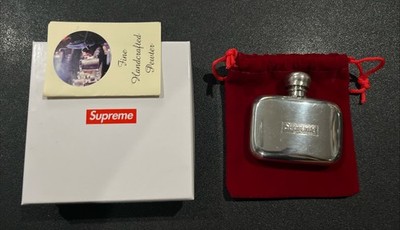 Supreme Pewter Mini Flask Silver FW20 Week 2 New Wentworth Pewter Logo Box