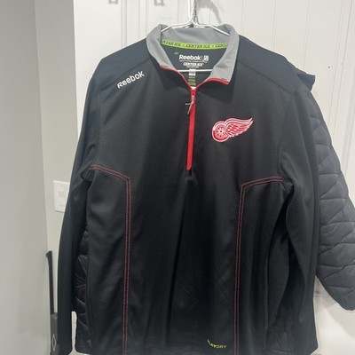 Detroit Red Wings 1/4 Zip Pullover Center Ice Collection Men's Med ...