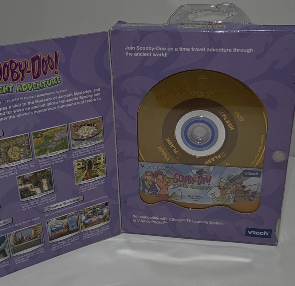 Scooby Doo V. Flash Game Sealed New Old Stock. Learning game. NEW IN PACKAGE  - Image 2 of 4