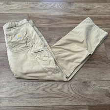Carhartt Carpenter Relaxed Fit Rugged Flex Pants Distressed