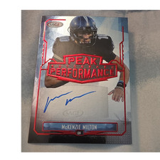 SAGE Peak Performance Autograph McKenzie Milton PKA-MM UCF Knights Football