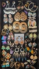 Vintage to Modern 46 Enamel Cloisonne Matching Earrings Costume Jewelry Lot #10