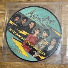Animotion Strange Behavior , Anxiety, One Step Ahead Uk 45 PICTURE DISC!