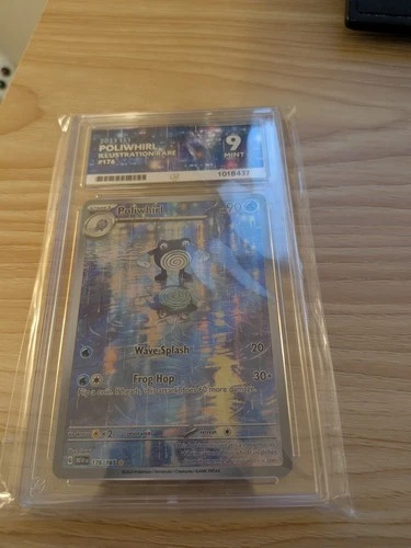 Pokémon TCG Poliwhirl Scarlet Violet-151 176/165 Holo Illustration Rare ACE 9