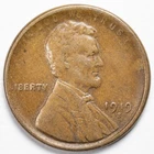 1919-S VF/XF Lincoln Wheat Penny Cent - San Francisco Mint