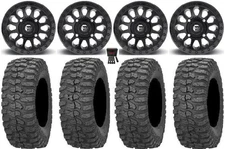 Fuel Vector MB 14" Wheels 28" Rock-A-Billy Tires Polaris Ranger XP 9/1K