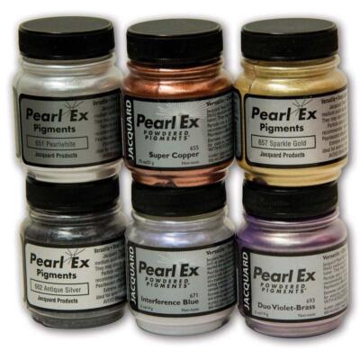 Jacquard Pearl Ex 6 Farben Set Pulver Pigmente für Kunst und Handwerk (JAC6500)