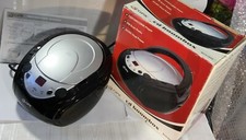 GPX CD BoomBox BCD1805 CD Player  Stereo FM W/Box Dual Power Tested Works