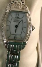 Women’s Natural  Diamond Citizen Rectangle  Wrist watch
