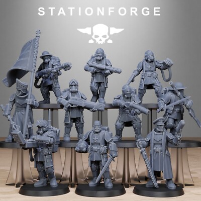 RoyalGuard Enforcers von Station Forge 32 mm INKL. BASEN + KOSTENLOSER VERSAND