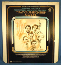 RCA CED VIDEODISC - THAT CHAMPIONSHIP SEASON with Bruce Dern Paul Sorvino