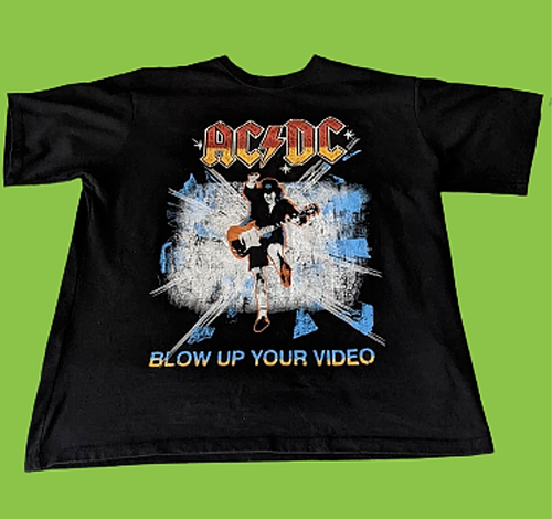 pull and bear acdc t shirt