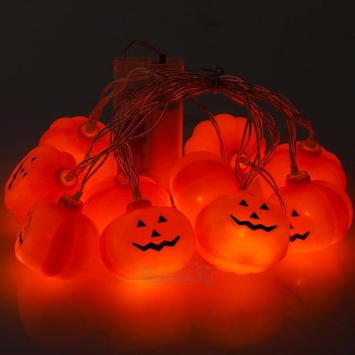 Cadena de luces de Halloween Decoration espeluznante, calabaza, fantasma, calave - Picture 19 of 64