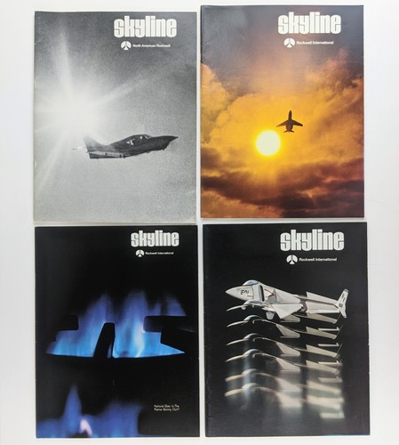 1970's Rockwell Skyline Magazine, 16 Issues - Space Shuttle, B-1, Aerospace - Picture 9 of 24