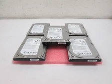 Lot of 5 Seagate Various Model 3.5mm 500GB HDD Thin Drives