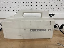 Oreck XL BB870-AW Compact Handheld Canister Vacuum Cleaner working 