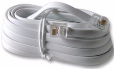 Image of 10M RJ12 TO RJ12 PLUG 6P6C TELEPHONE ADSL ROUTER LEAD 6 WIRE CABLE REVERSE WIRED