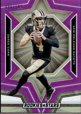 Derek Carr - 2023 Panini Rookies & Stars - Numbered /199 #73