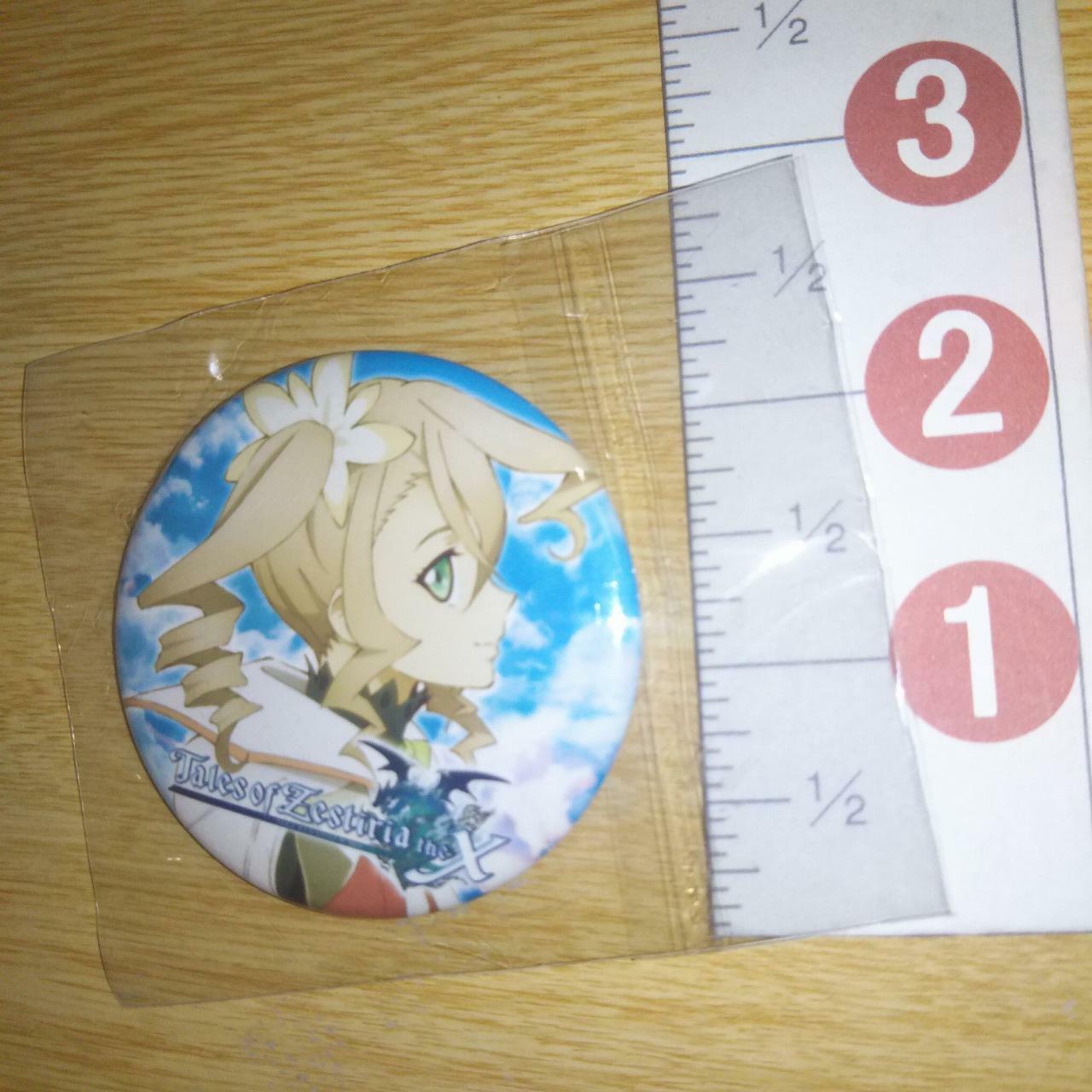 A46738 Tales of Zestiria the X Can badge Sorey & Alisha Diphda