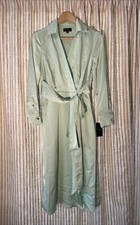 Tahari Ruffle Front Shirt Dress 4