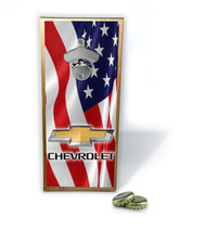 Chevrolet logo 12inx6in bottle opener NEW
