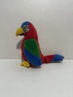 VtG Ty Beanie Baby - Jabber the Parrot Plush Stuffed Animal Toy 1998