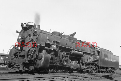 4D612 NEG/RP 1940s? PERE MARQUETTE RAILROAD 284 LOCO #1220