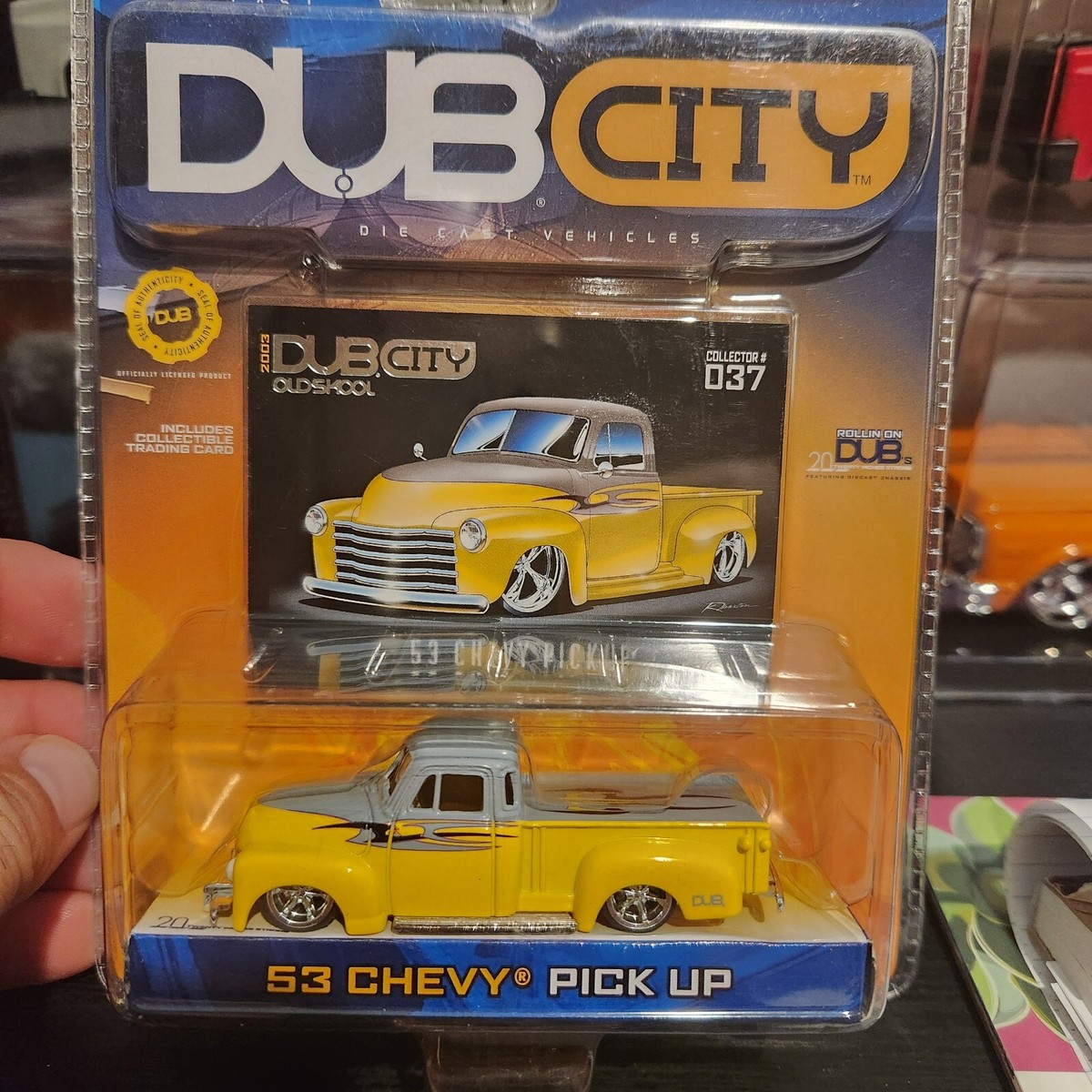 JADA TOYS DUB CITY 53 CHEVY PICK UP 1:64 DIECAST. YELLOW & GRAY | eBay