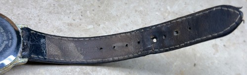Vintage 70’s Men’s Dreisbach & Sons Cadillac Wristwatch Fossil Band Leather READ - Picture 12 of 13