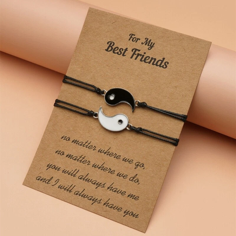 Best friends bracelets for boy and girl sale