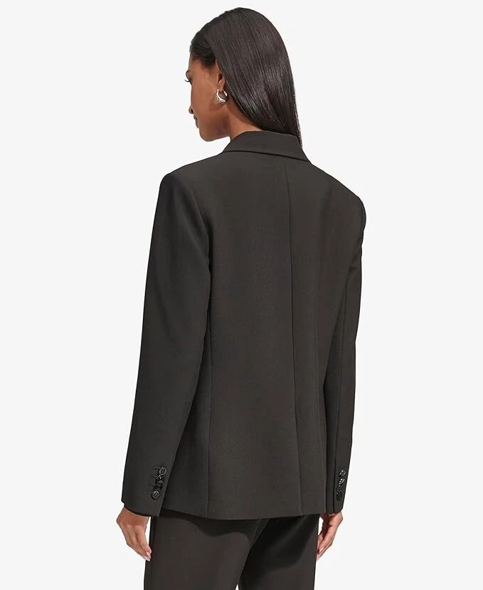 Blazer feminino clássico terno de um botão KARL LAGERFELD (tamanho 12 grande) - Imagem 3 de 4