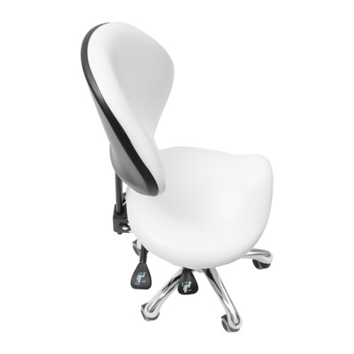 Ergolution Ergonomic Saddle Stool W/ Backrest -Work Stool,Office Stool-Seat - Picture 9 of 20