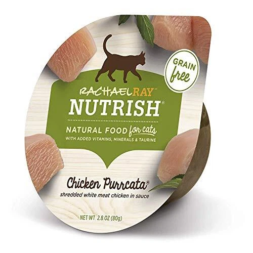 Wet cat outlet food with fiber