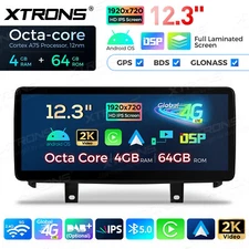 For BMW X5 F15 X6 F16 EVO 8-Core CarPlay Android 14 Car Stereo GPS Nav 64G 12.3"