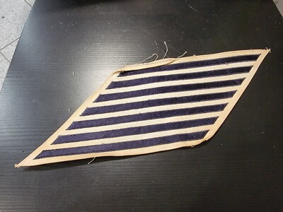 Original 1930's-Vietnam US Navy Long Service Stripes Cotton 7 bar 28 year 780