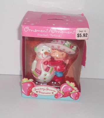 Scented Strawberry Shortcake Snowman Ornament American Greetings 2005 Christmas
