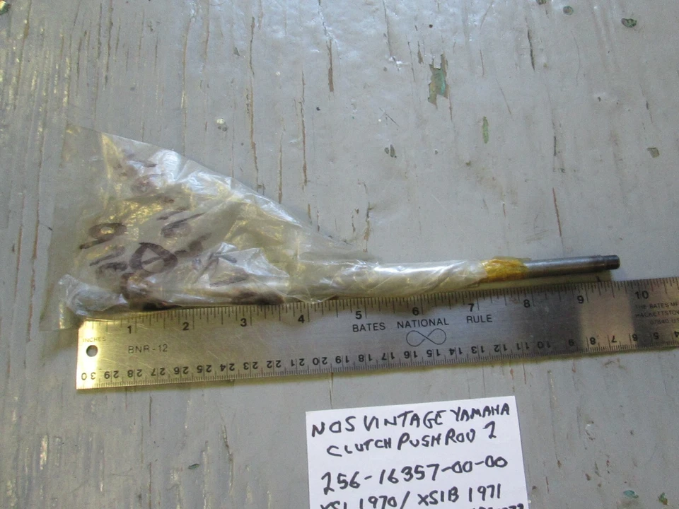 NUEVO DE COLECCIÓN YAMAHA, XS1 / XS2 / TX650 EMBRAGUE VARILLA DE EMPUJE 2, 256-16357-00-00  Foto 3 de 4