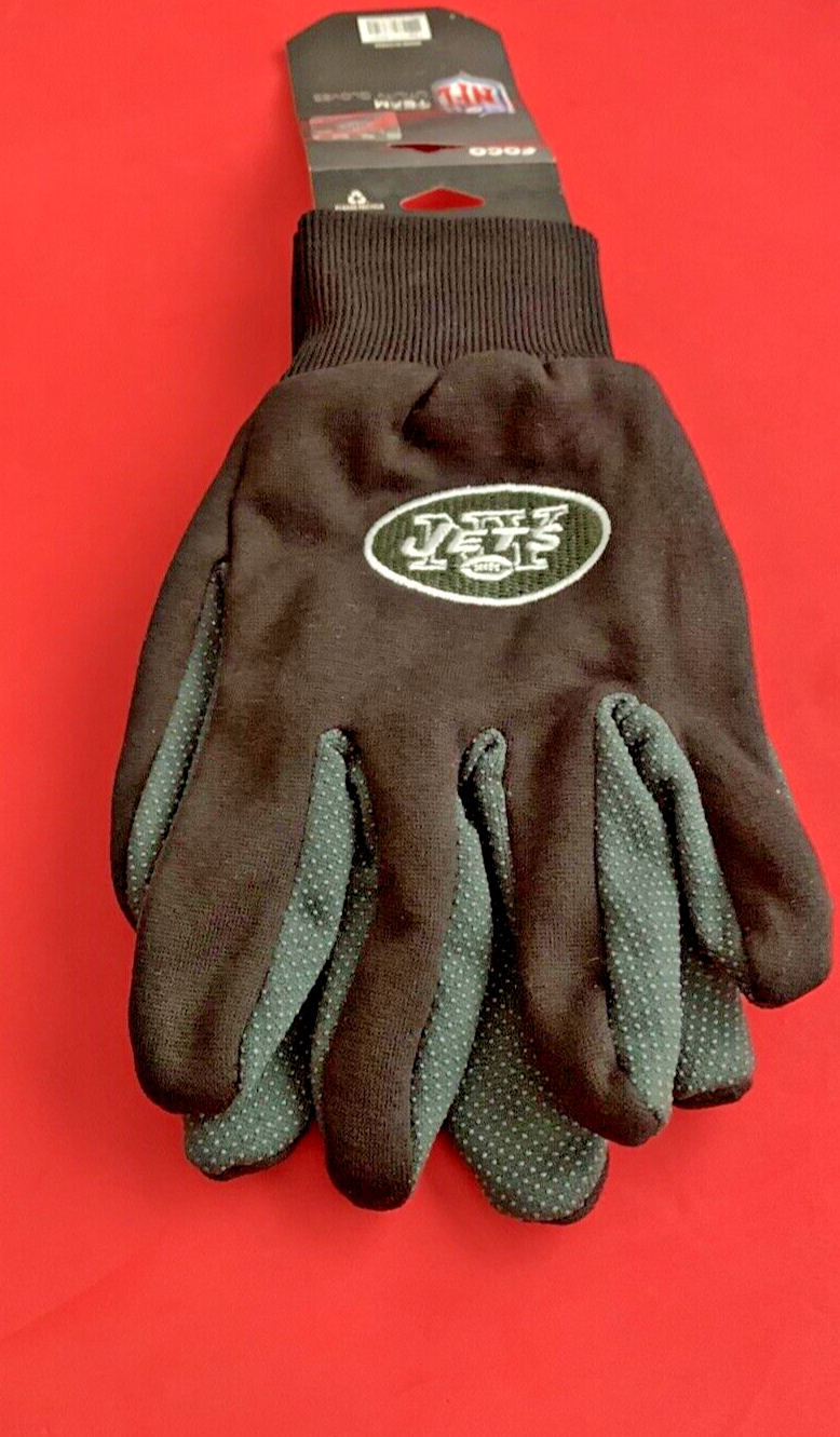 NEW YORK JETS NFL 2TONE SPORT UTILITY WORK GLOVES Men's LG eBay